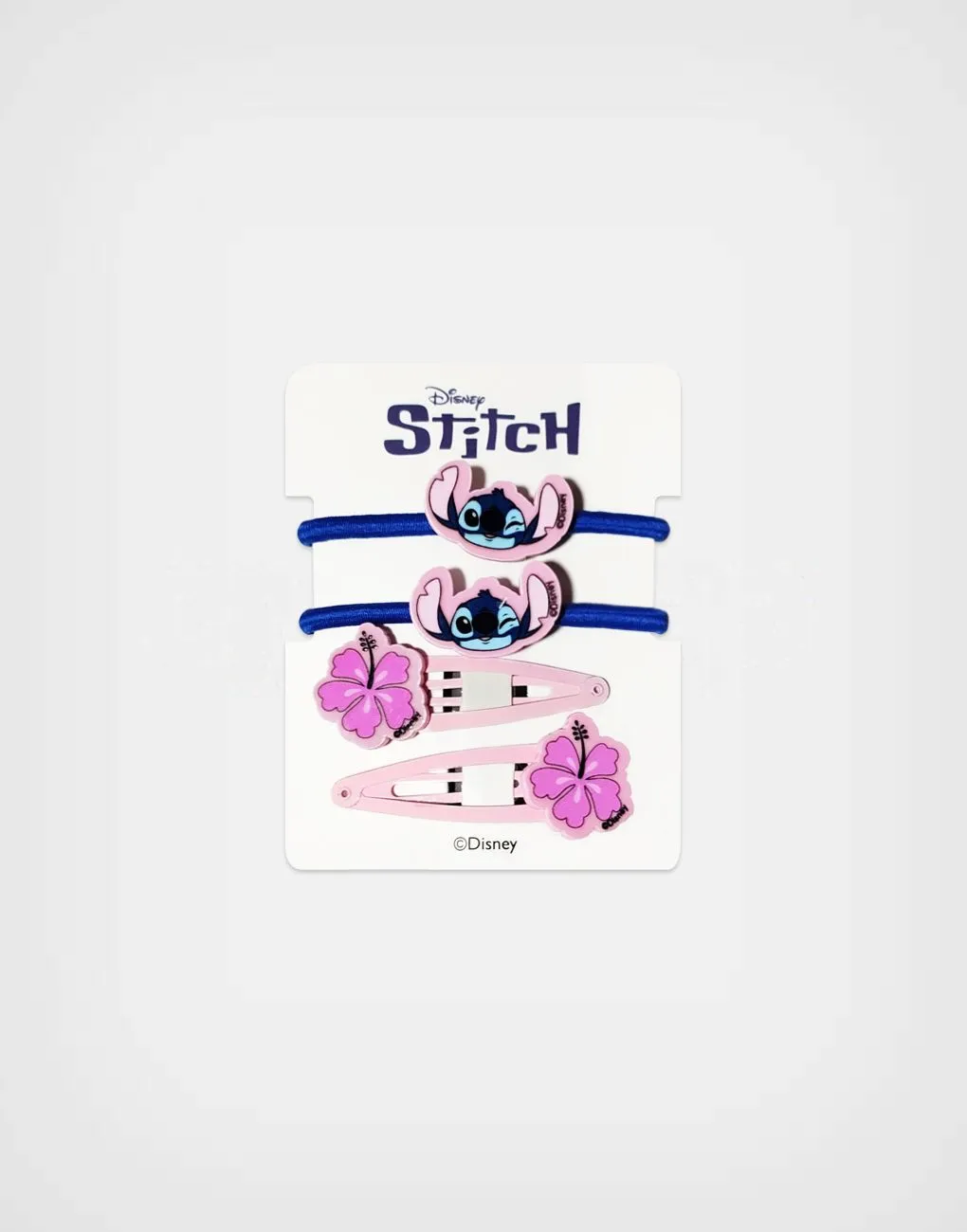 Set de Accesorios Stitch Color Azul con Estuche Para Niñas