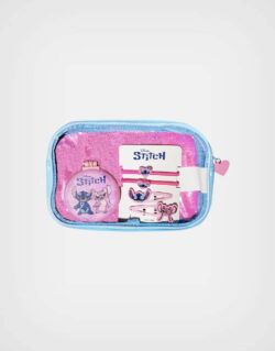 Set de Accesorios Stitch Color Rosa con Estuche Para Niñas