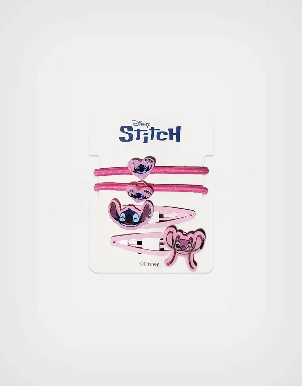 Set de Accesorios Stitch Color Rosa con Estuche Para Niñas