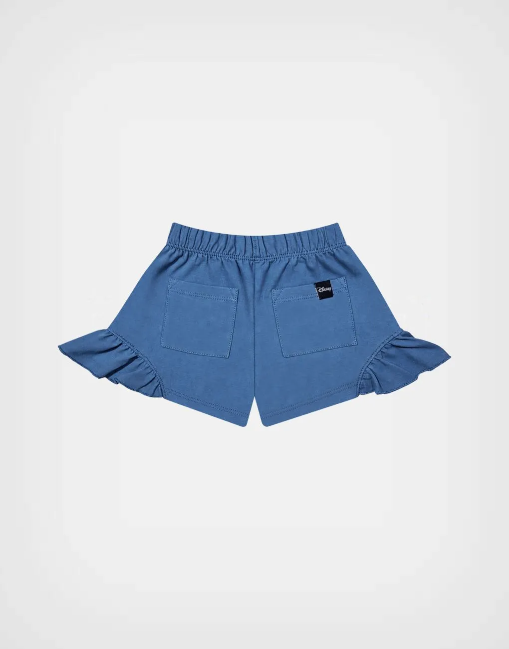 Conjunto Stitch Polo + Short Color Azul Para Niñas
