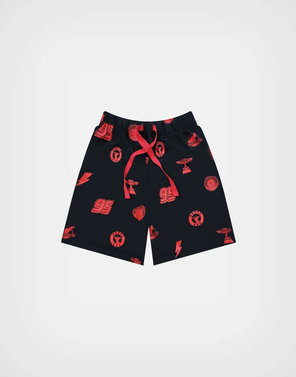 Pijama Manga Corta Cars Rayo McQueen Para Niños