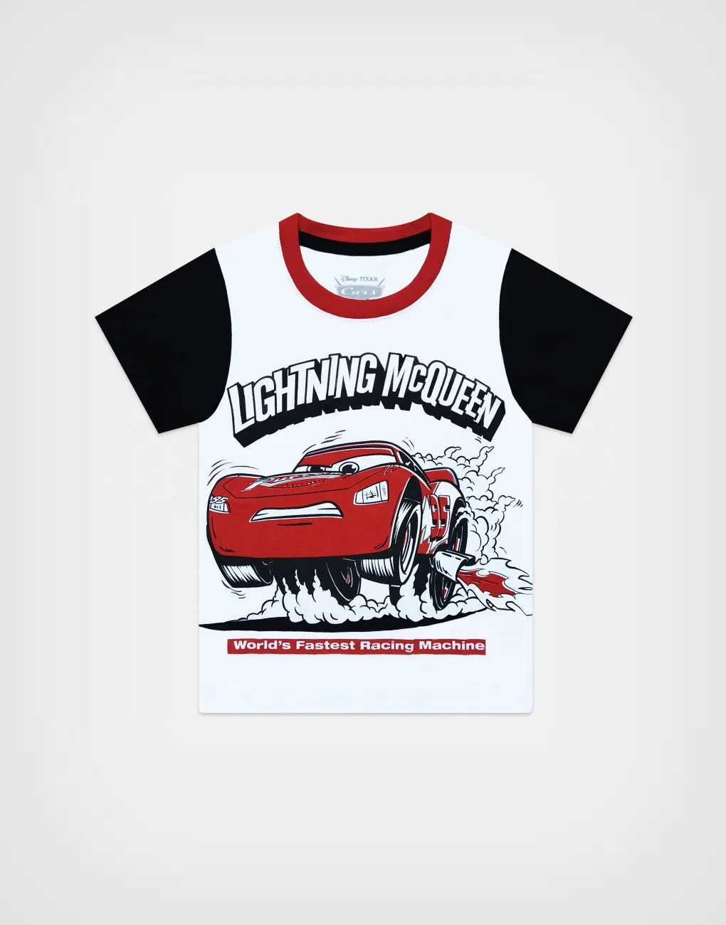 Pijama Manga Corta Cars Rayo McQueen Para Niños