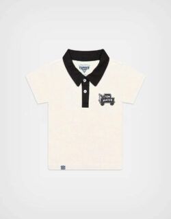 Polo Camisero Cars Mate Color Marfil Para Niños