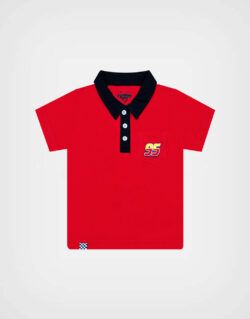 Polo Camisero Cars Rayo McQueen 95 cOLOR Rojo Para Niños