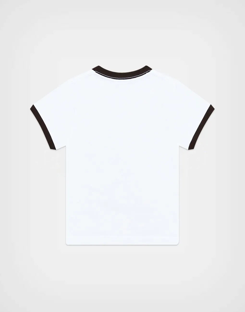 Polo Manga Corta Mate Cars Blanco Para Niños