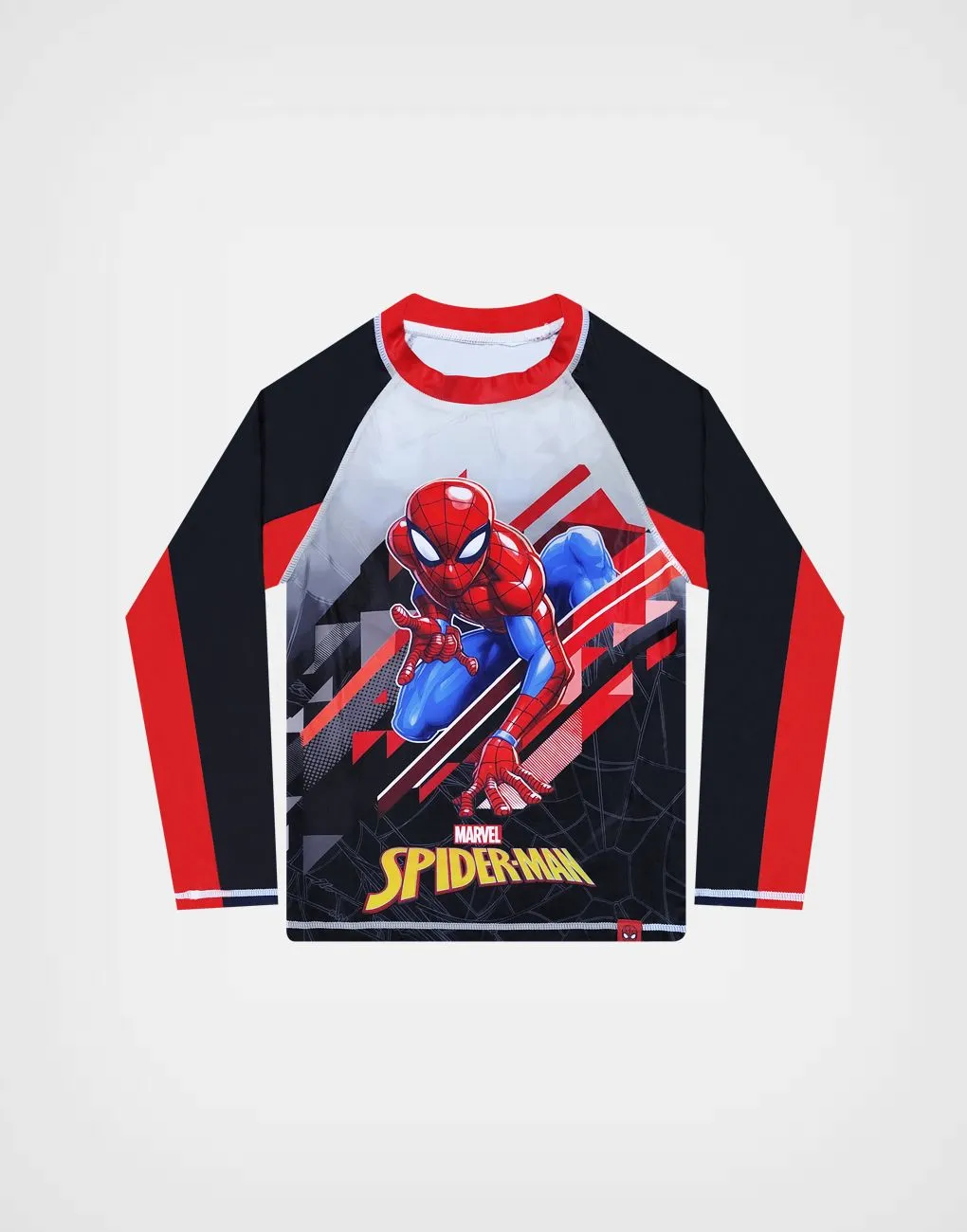 Ropa de Baño Spider Man Color Rojo + Negro Para Niños