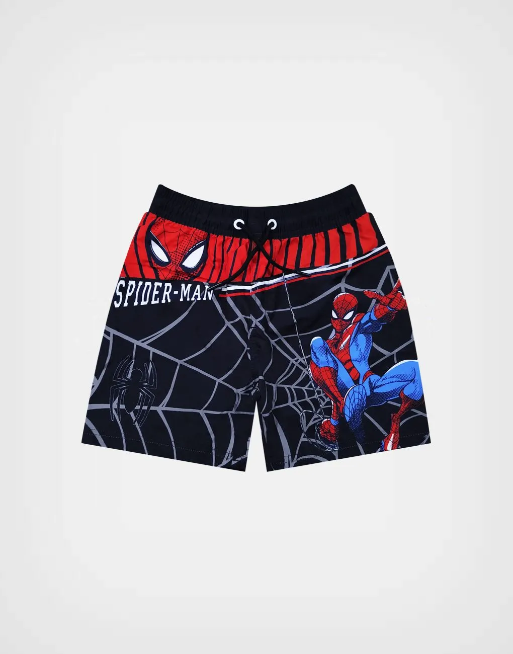 Ropa de Baño Spider Man Color Rojo + Negro Para Niños