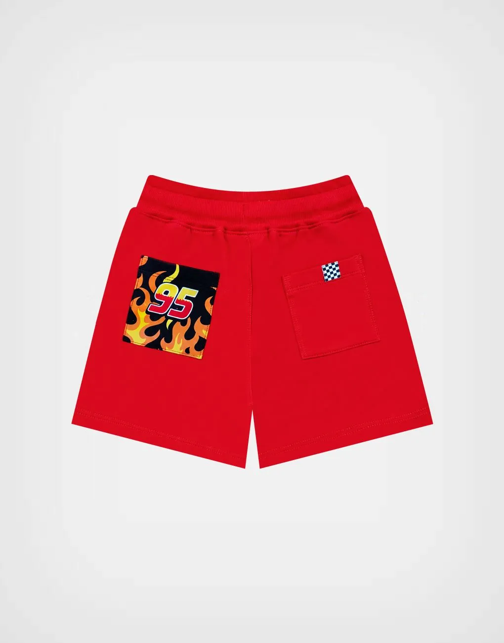 Short Cars Rayo McQueen Color Rojo Para Niños